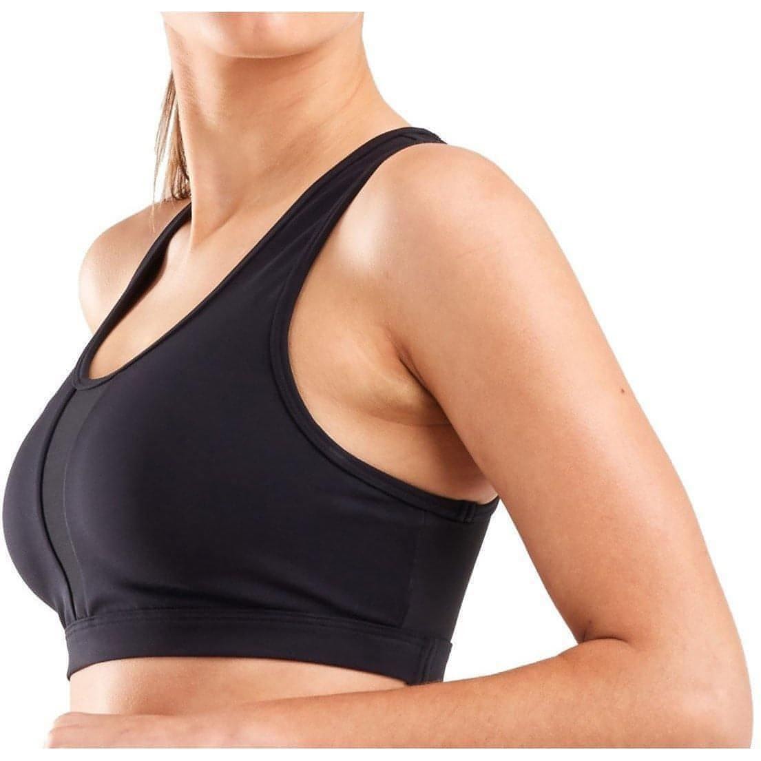 2XU Perform Medium Impact Womens Sports Bra - Black