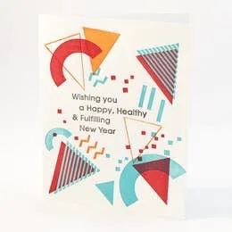 80s Graphic New Year Card