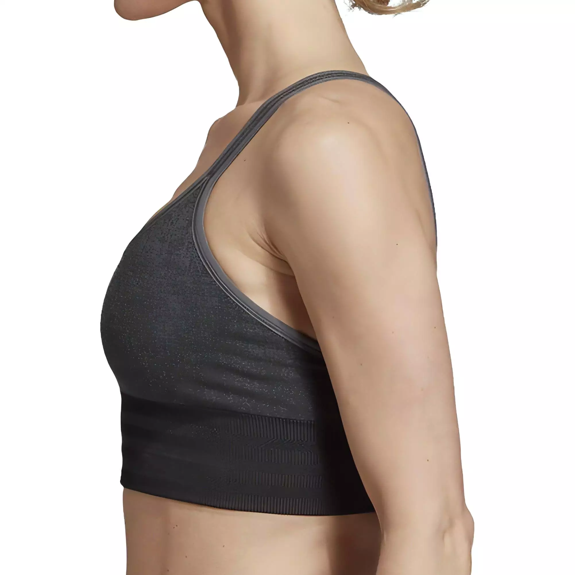 adidas All Me PrimeKnit FLW Womens Sports Bra - Grey