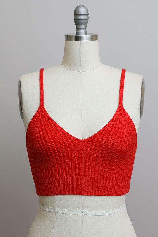 Adley Ribbed Knit Bralette [online exclusive]