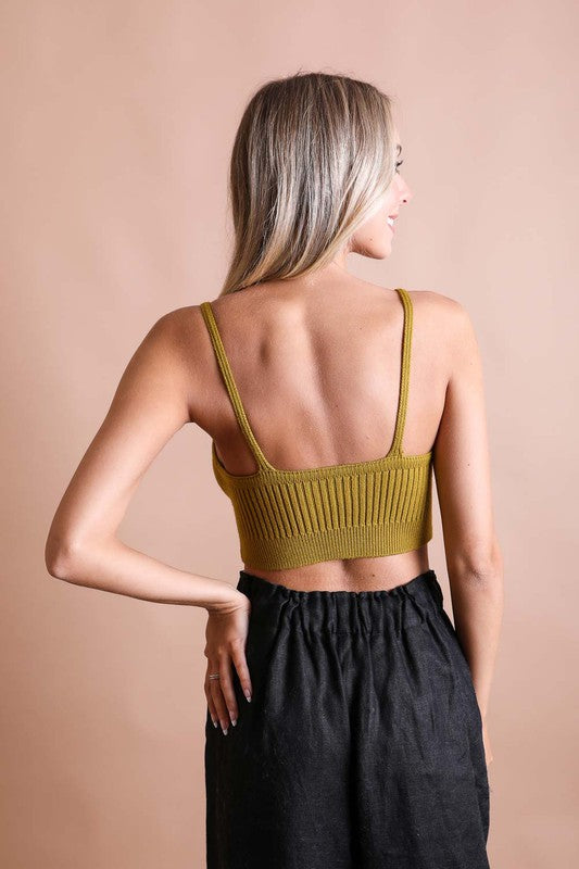 Adley Ribbed Knit Bralette [online exclusive]