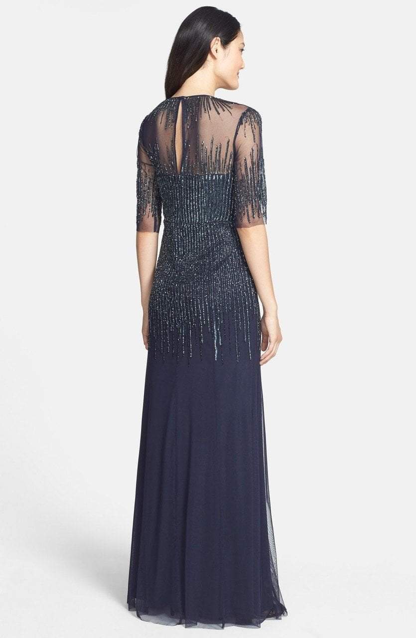 Adrianna Papell - 91896950 Embellished Illusion Jewel Sheath Gown