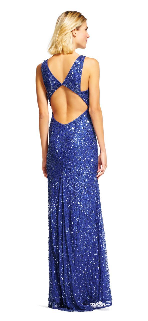 Adrianna Papell - 91920030 Sleeveless Cutout Embellished Gown