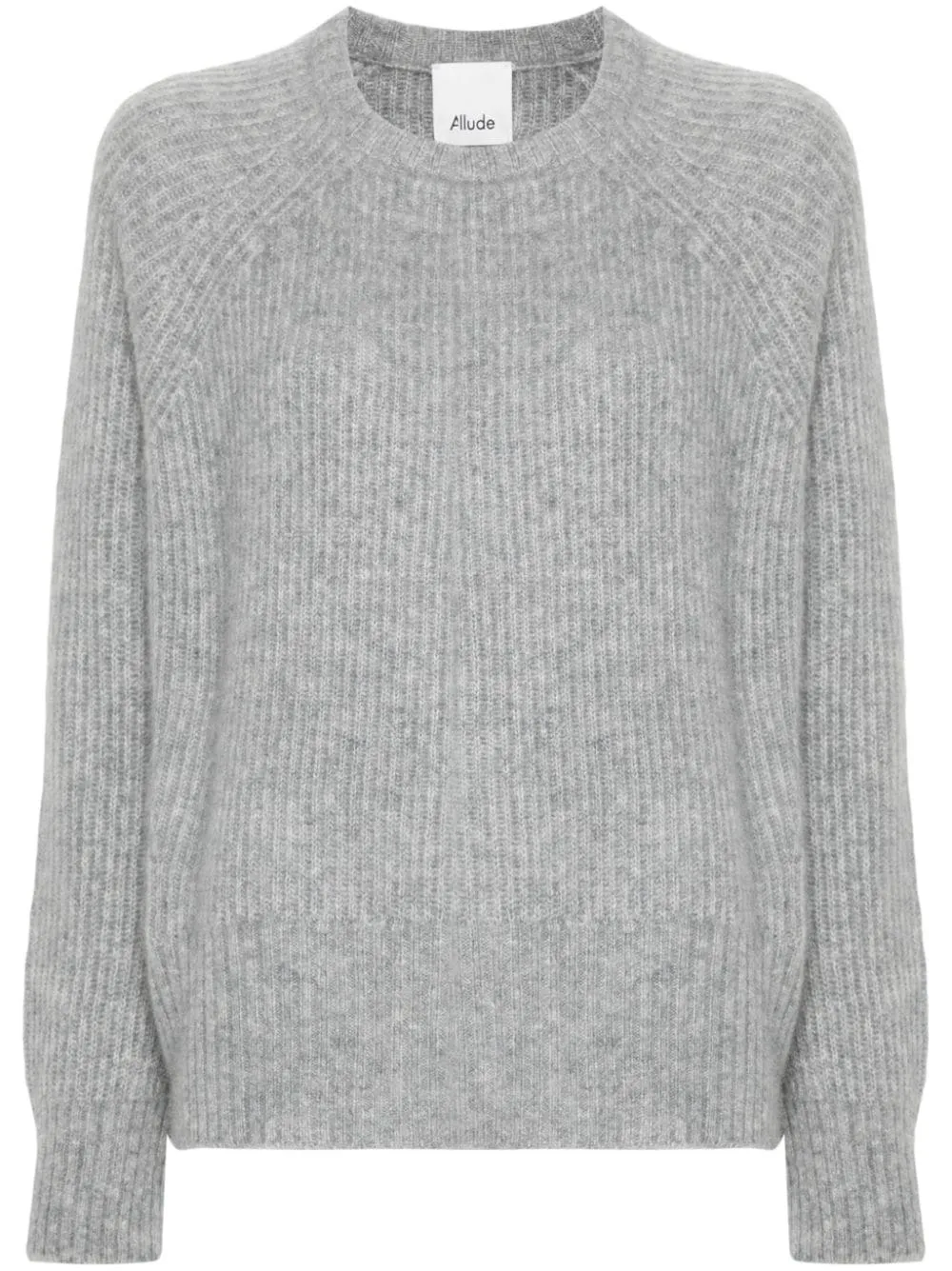 Allude ribbed-knit sweater - Grey