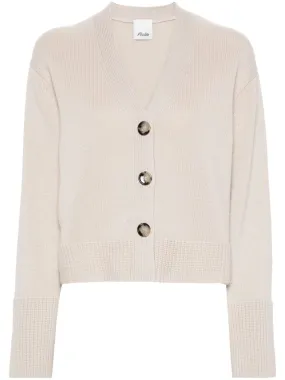 Allude V-neck cashmere cardigan - Neutrals