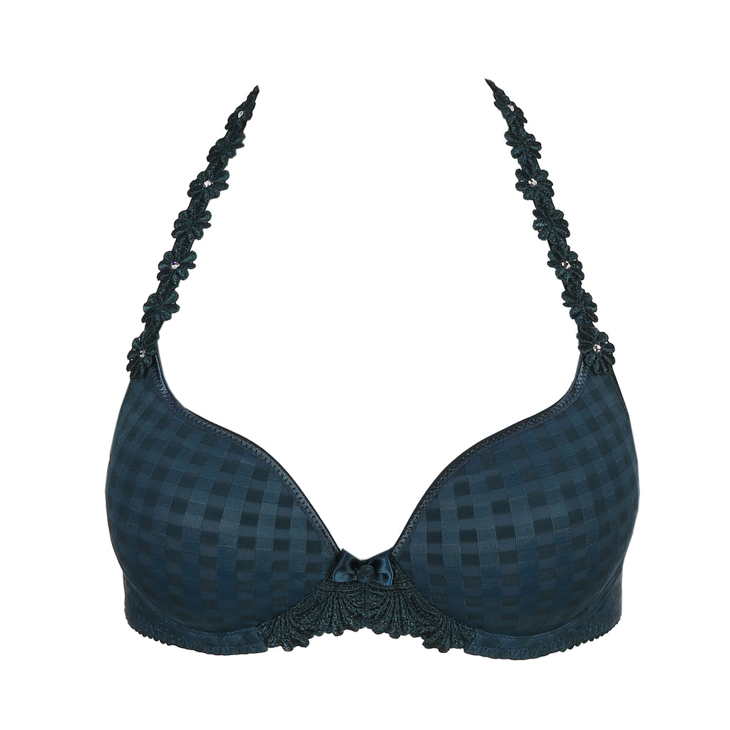 Avero Heart Shape Bra | Empire Green