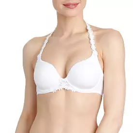 Avero Heart Shape Bra | White