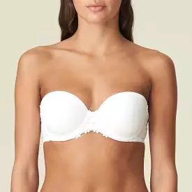 Avero Strapless Bra | White