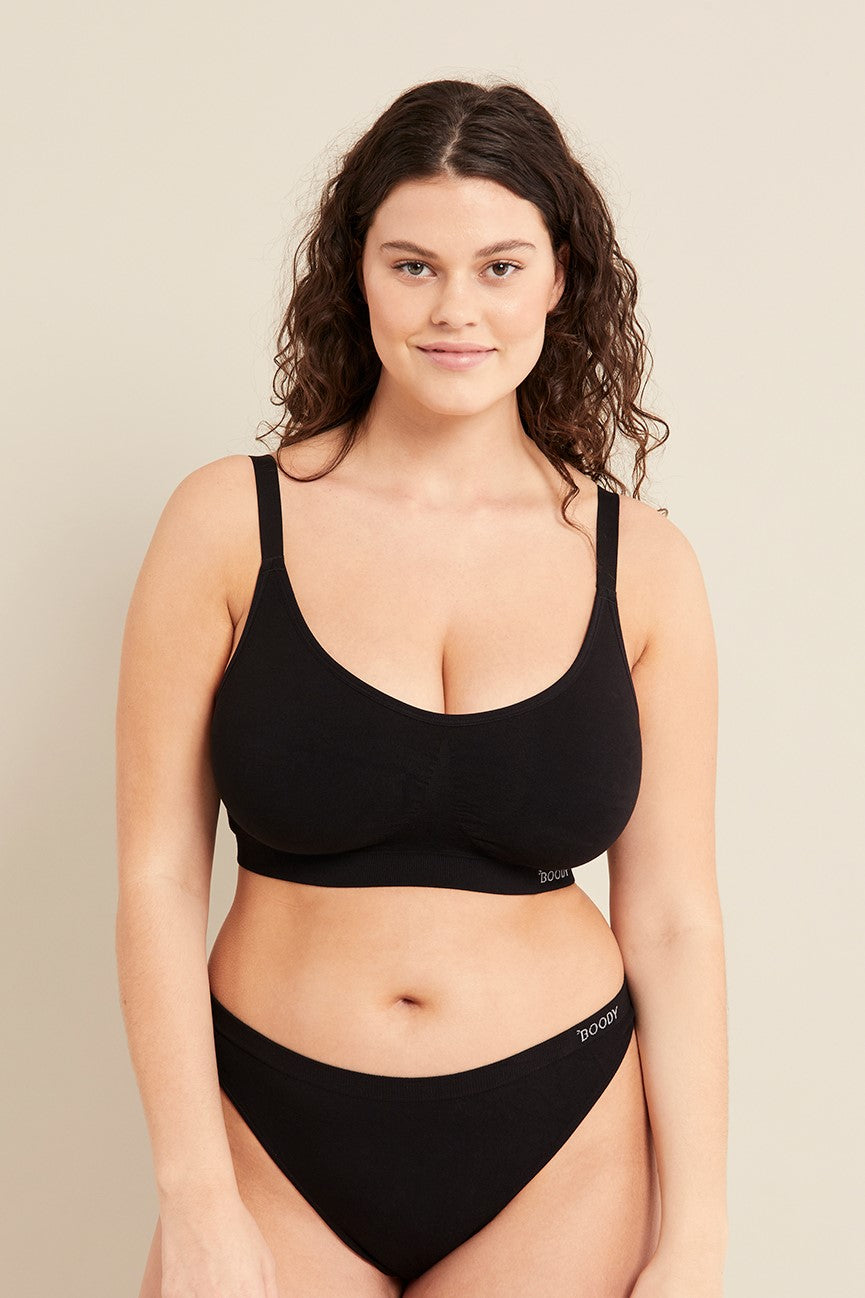 Bamboo Full Bust Bra - Black