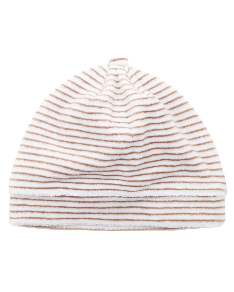 Bebe Eli Stripe Velour Hat