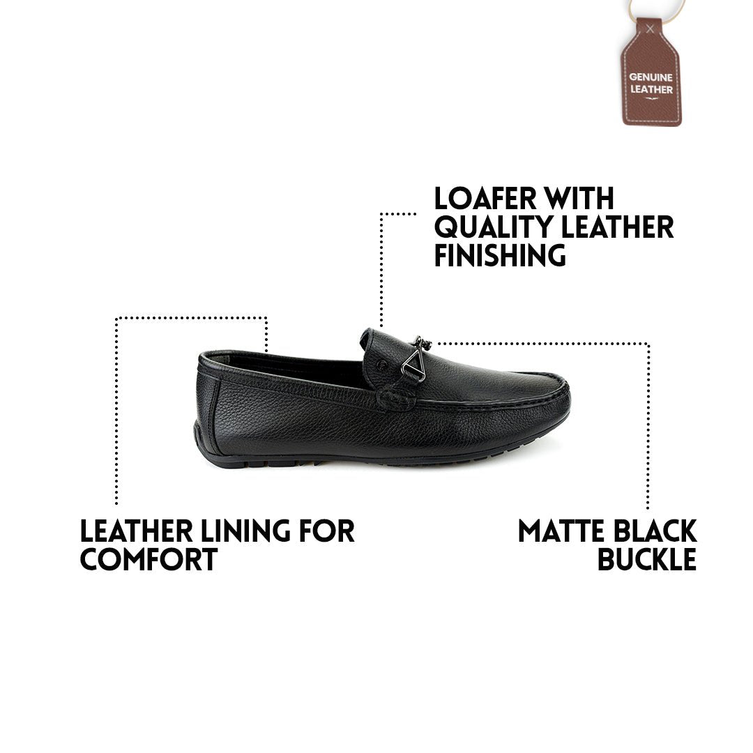 Black Clipped Moccasin