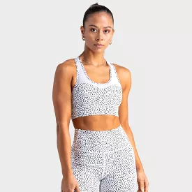 Breeze Mesh Crop - White Speckle