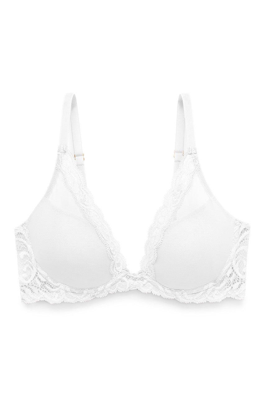 Feathers Bra | White