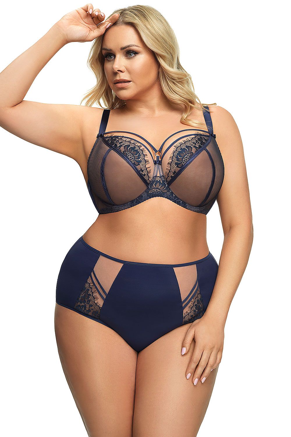 Gorsenia Lingerie Bra Paradise K496 Navy Blue