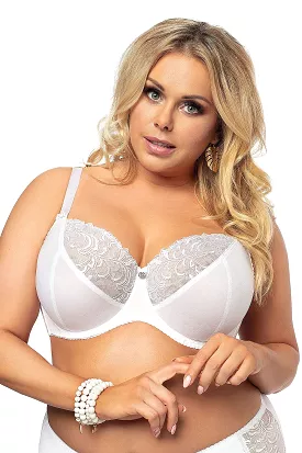 Gorsenia Lingerie Classic Soft Bra White