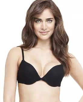 Gossamer Mesh Bump-It-Up Bra | Black