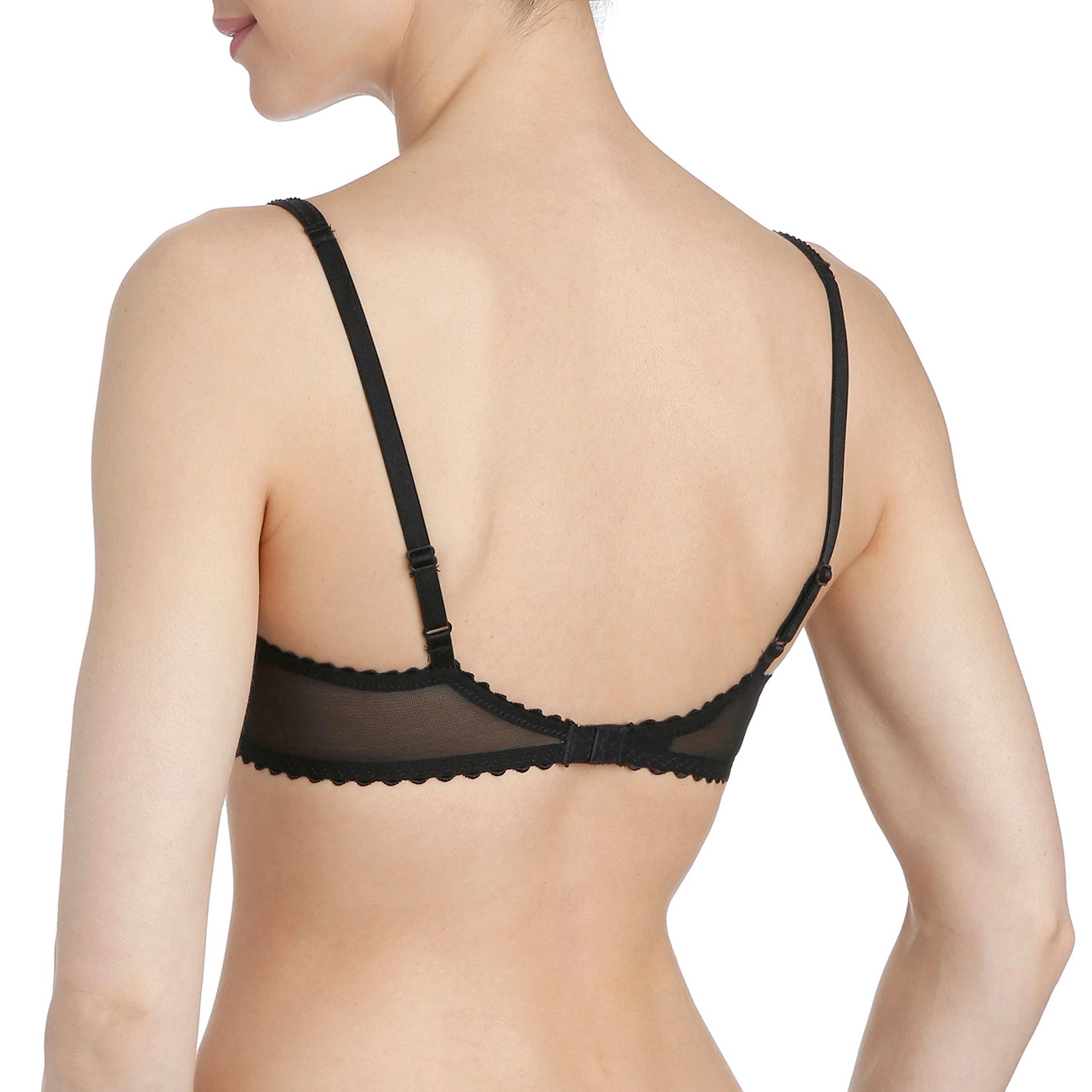 JANE Balconette T shirt Bra | Black