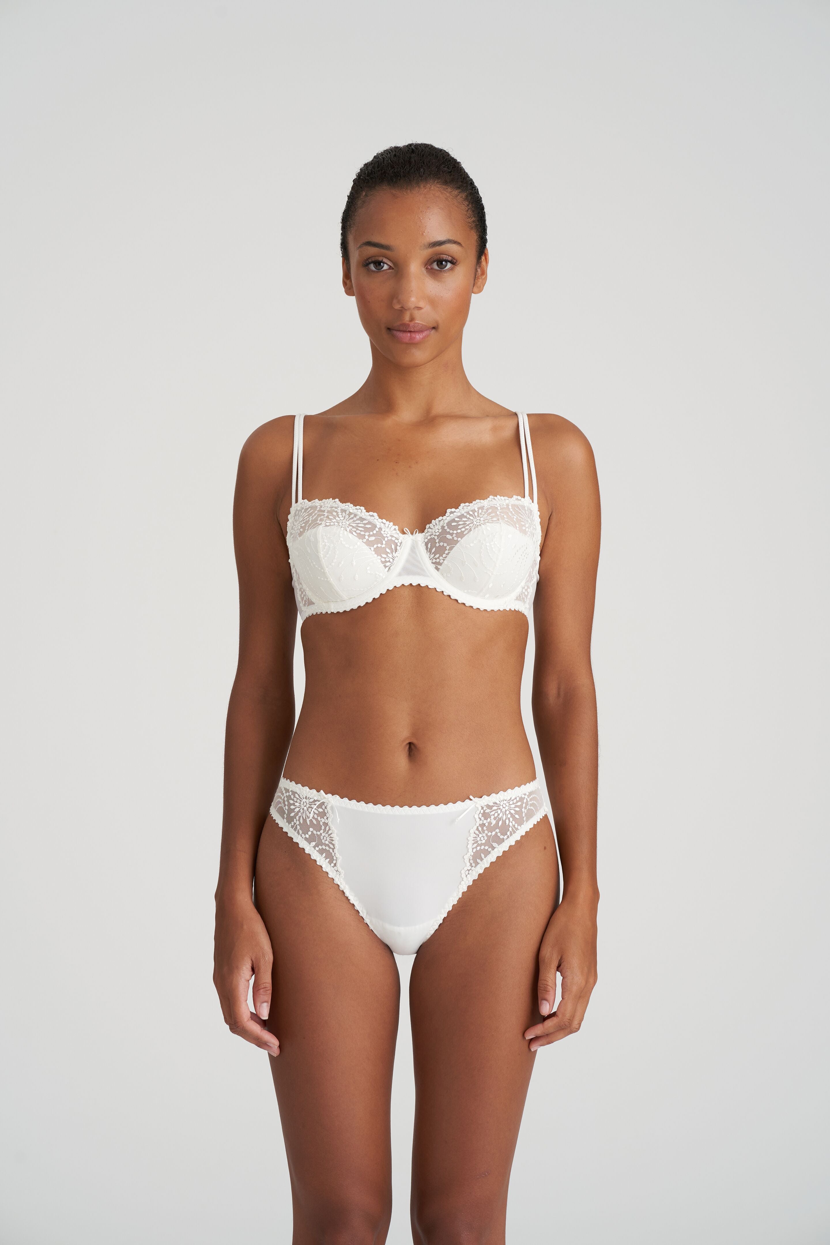 JANE Half Padded Balcony Bra | Natural