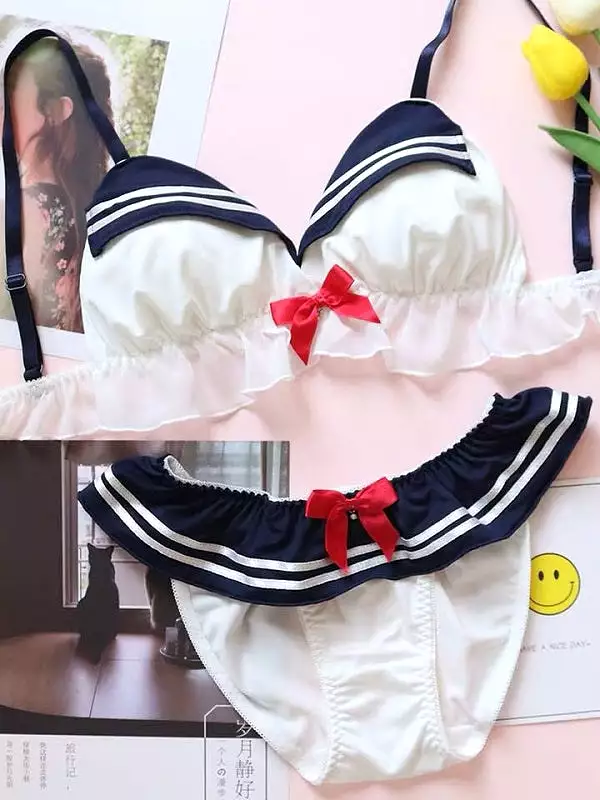 JAPANESE COS SAILOR UNDERWEAR SET