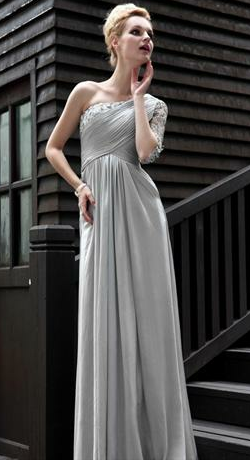 Jewelled Silver Gown