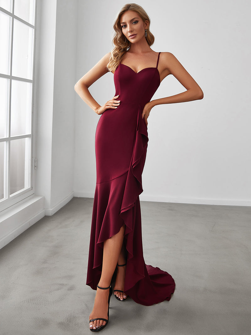 Long Spagetti Strap Sweetheart Neck Gown  AER00009BDOS