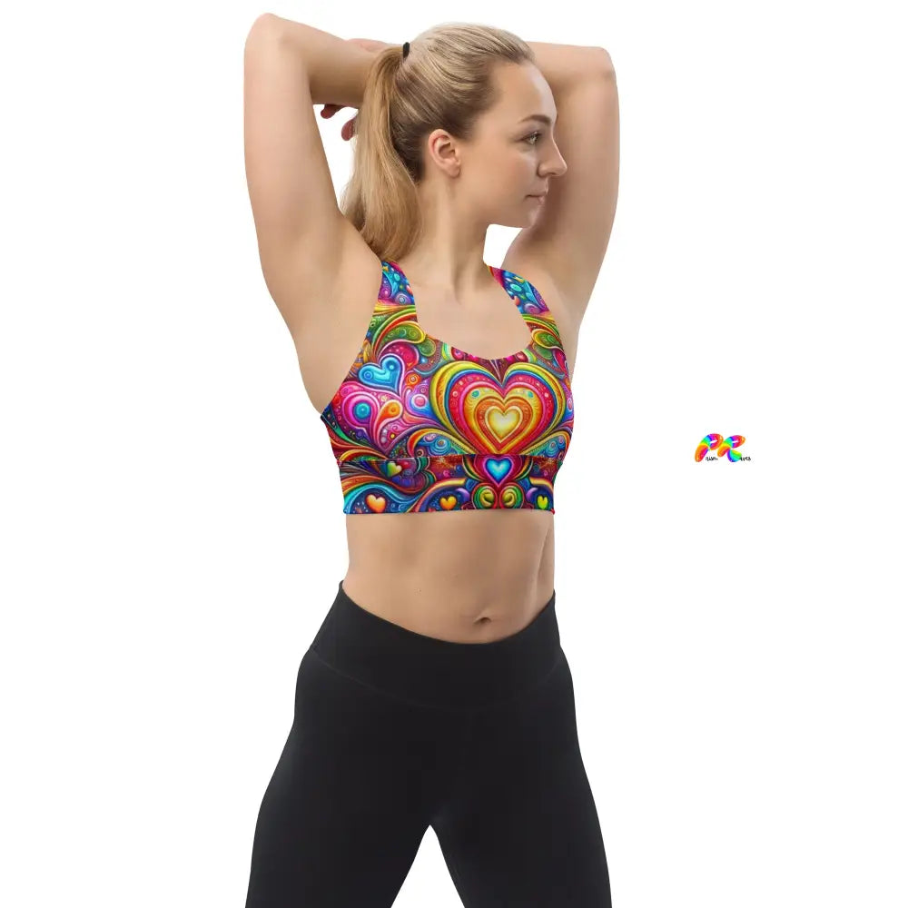 Love Dreamscape Longline Sports Bra