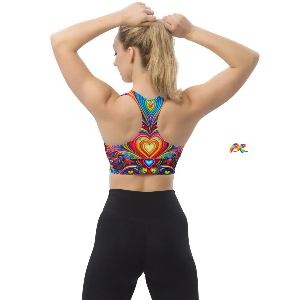 Love Dreamscape Longline Sports Bra