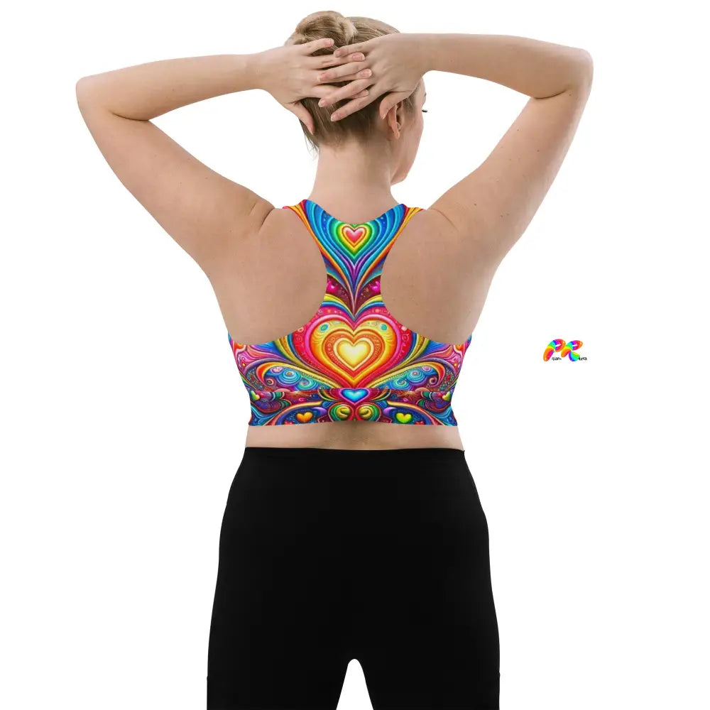 Love Dreamscape Longline Sports Bra