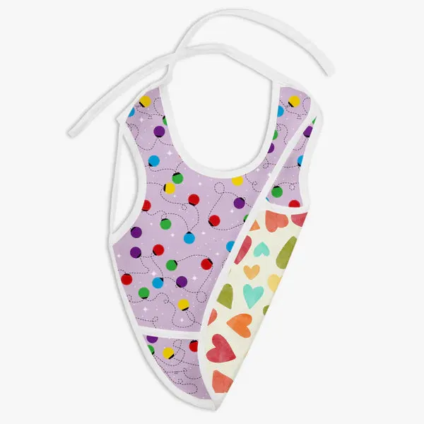 Mustard Seed Pillow + 2 Waterproof Cloth Bib Combo