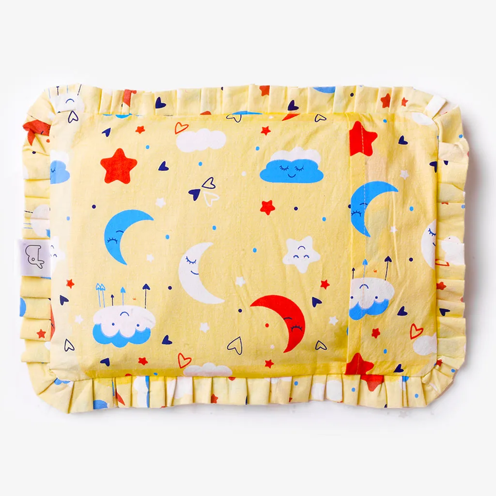 Mustard Seed Pillow + 2 Waterproof Cloth Bib Combo