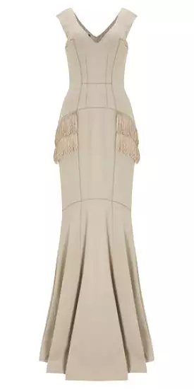 Niara Scuba Gown Sand