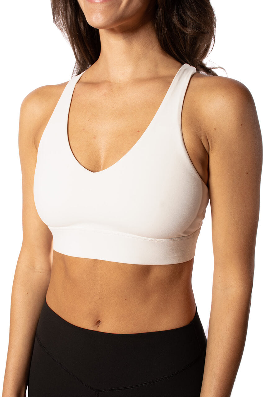 Off-White Crossover Sports Bra