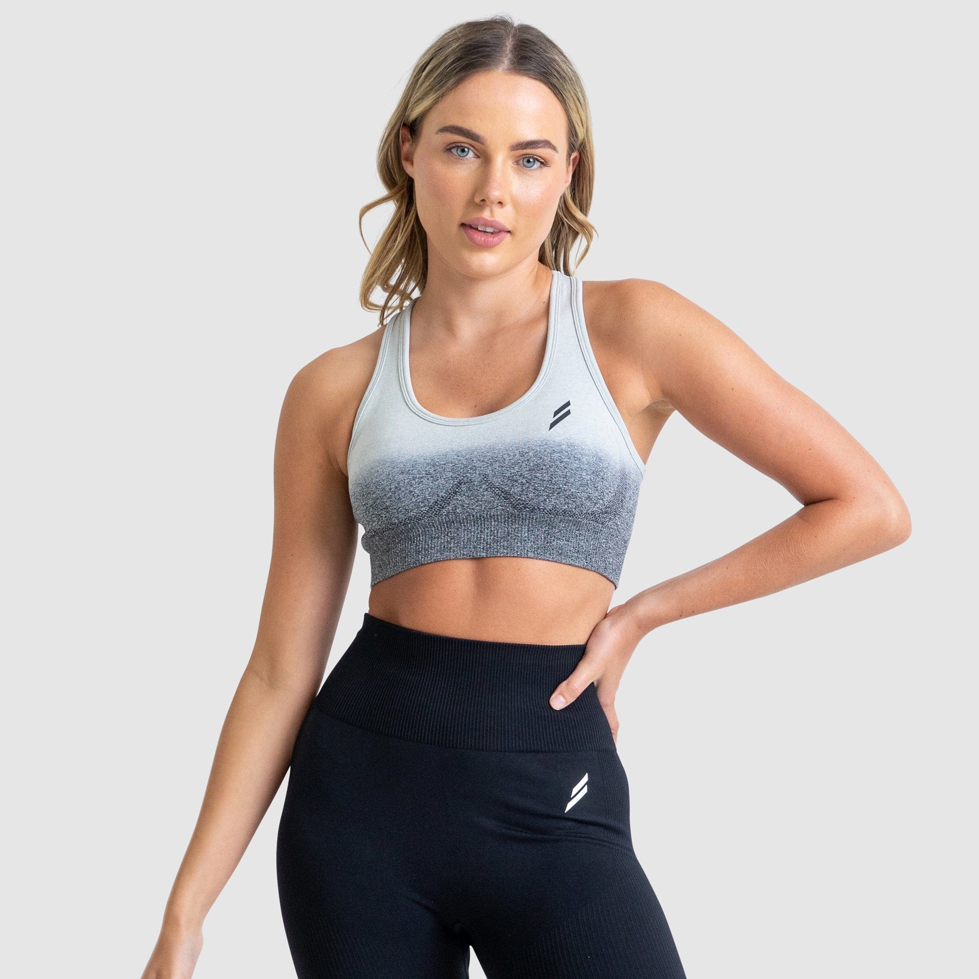 Ombre Seamless Crop - Grey