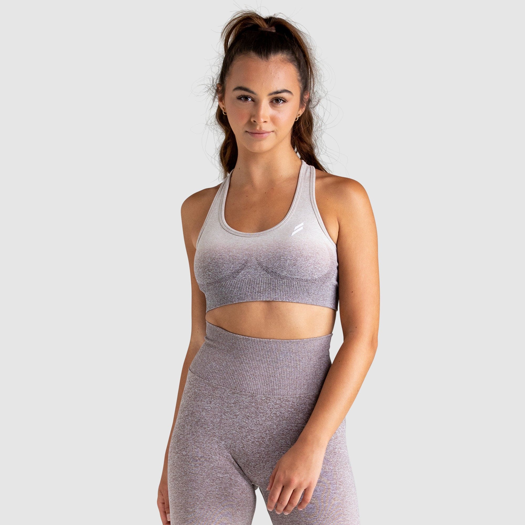 Ombre Seamless Crop - Taupe