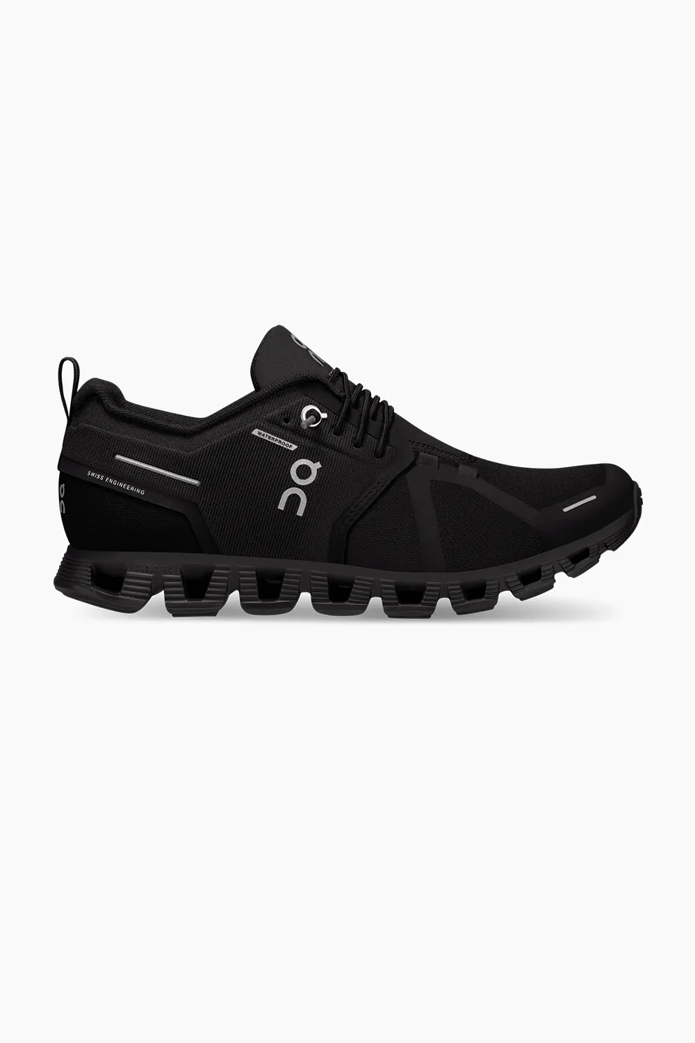 ON | Women's Cloud 5 Waterproof in All Black