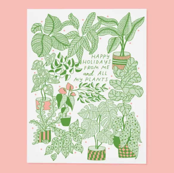 Plant Holiday Card