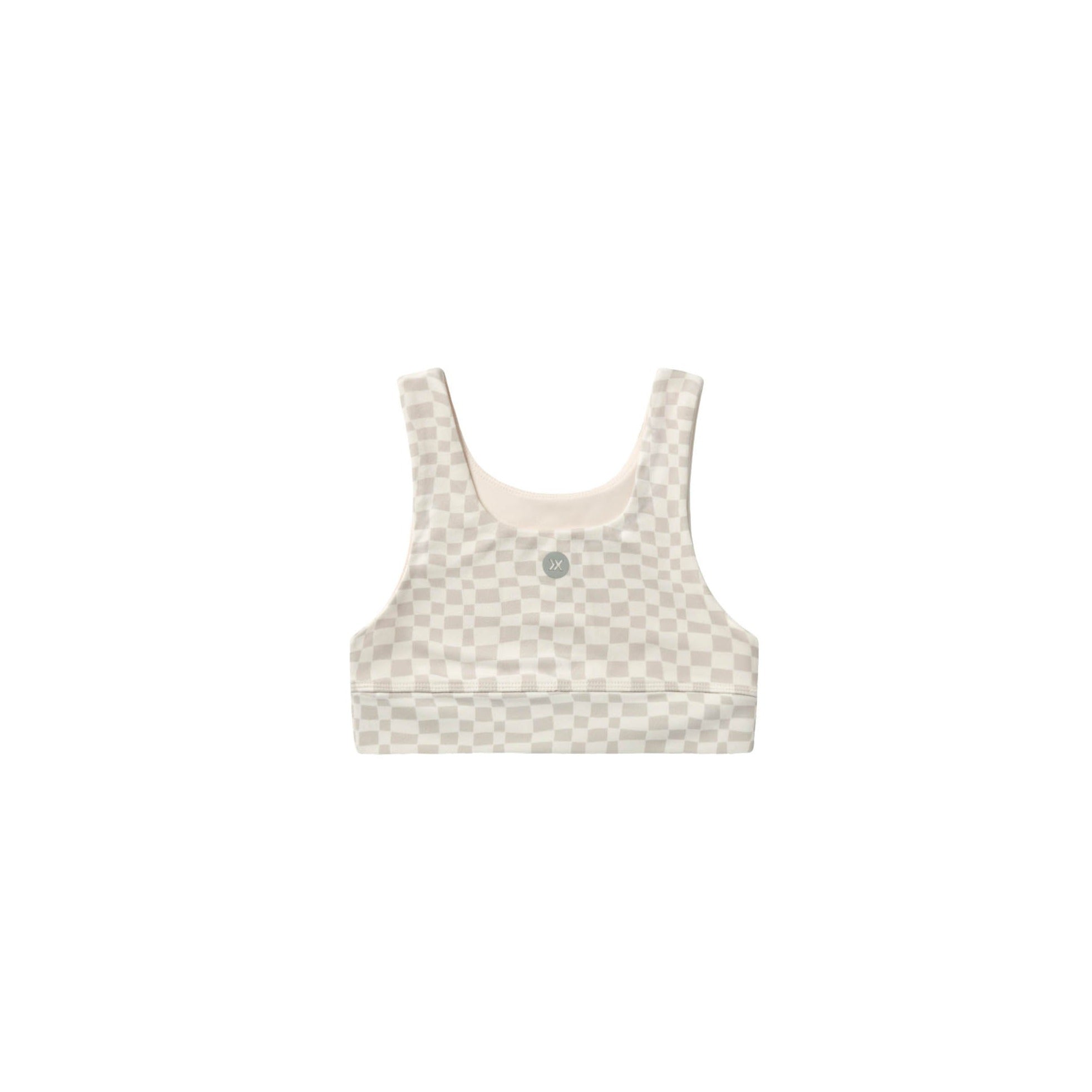 Play by Rylee & Cru Swift Sports Bra - Dove Check