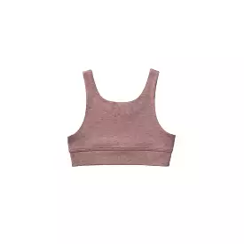 Play by Rylee & Cru Swift Sports Bra - Heathered Mulberry