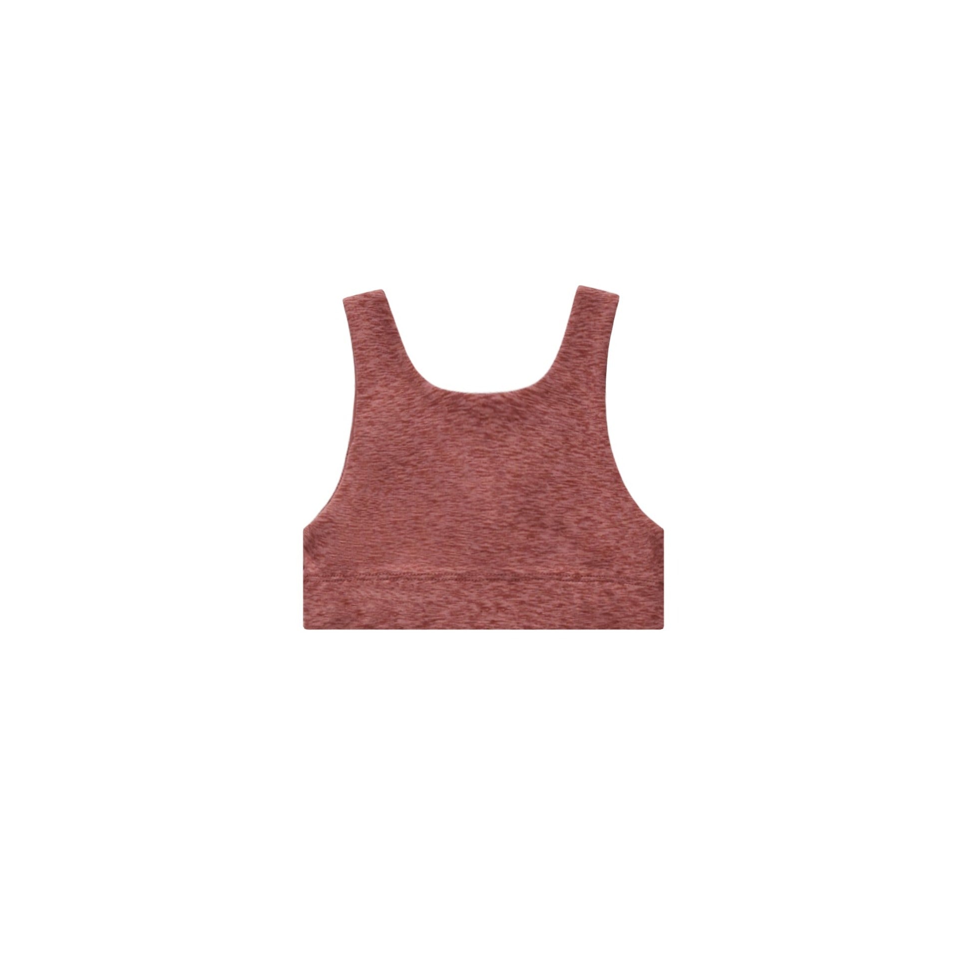 Play by Rylee & Cru Swift Sports Bra - Heathered Strawberry