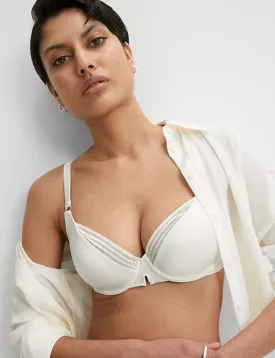 Porto Satin Wired Plunge Bra (A-E)