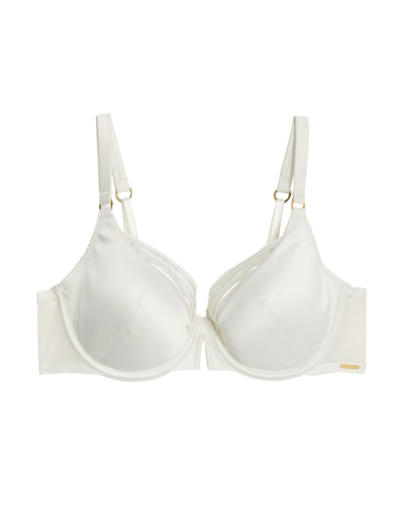 Porto Satin Wired Plunge Bra (A-E)