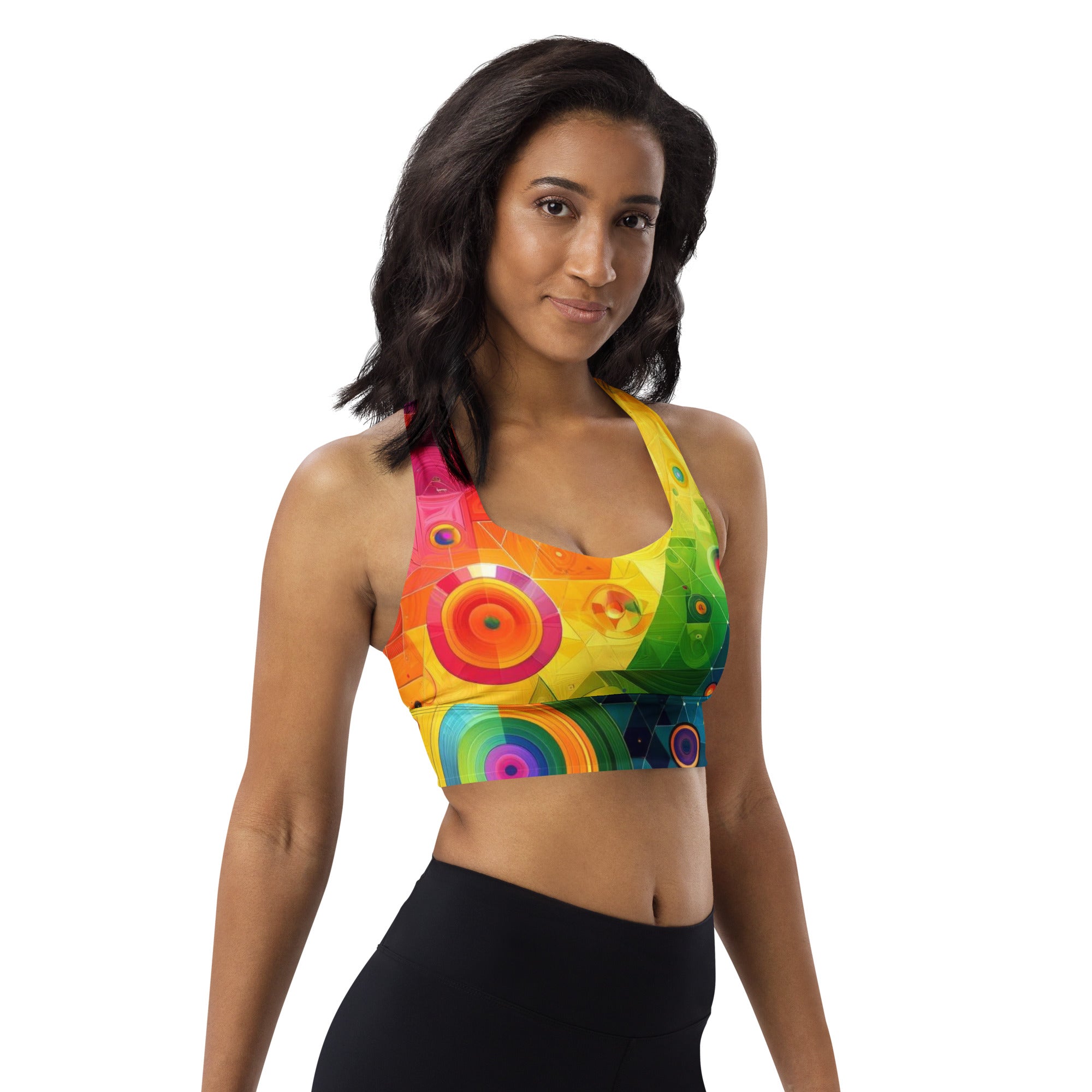 Pride Fusion Longline Sports Bra