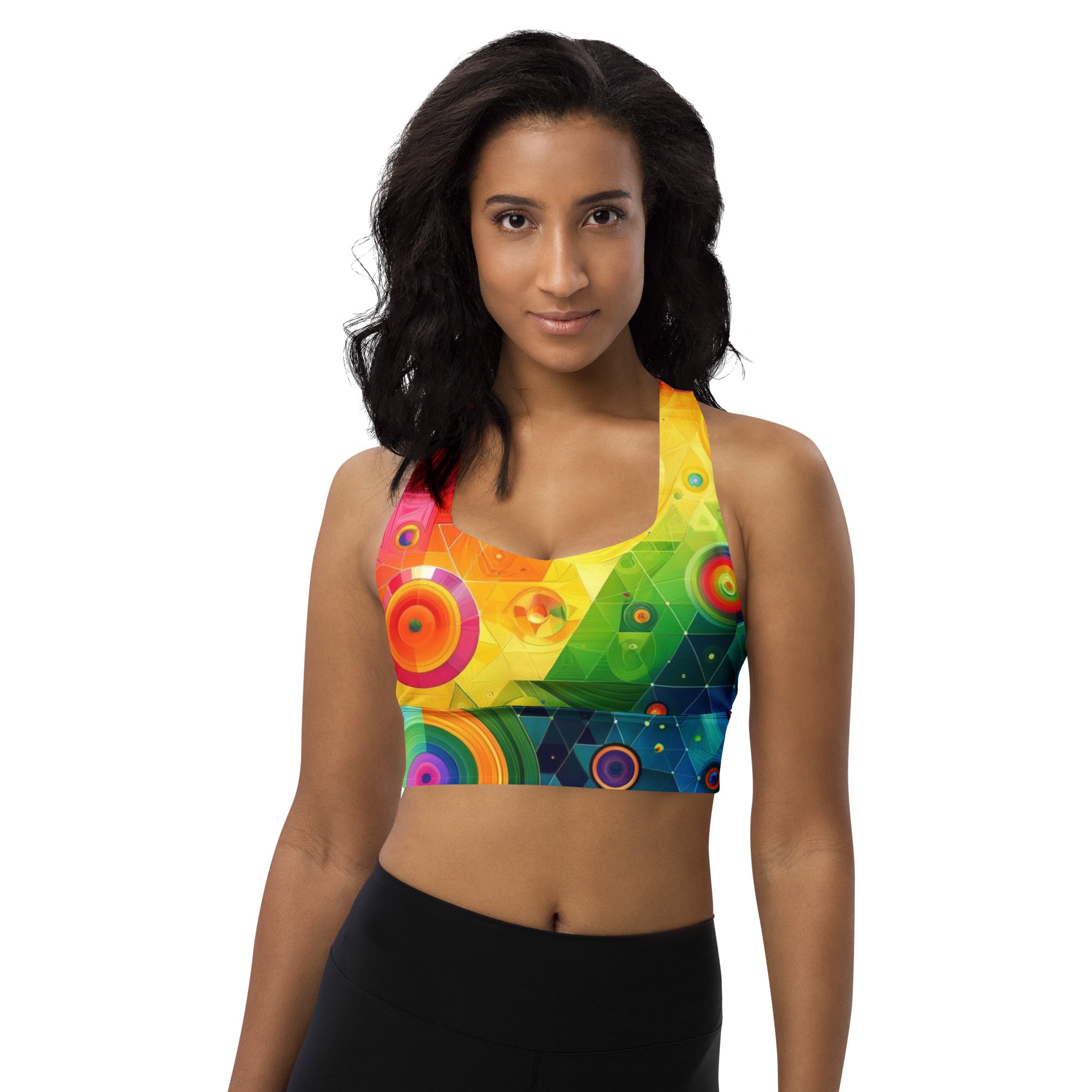 Pride Fusion Longline Sports Bra