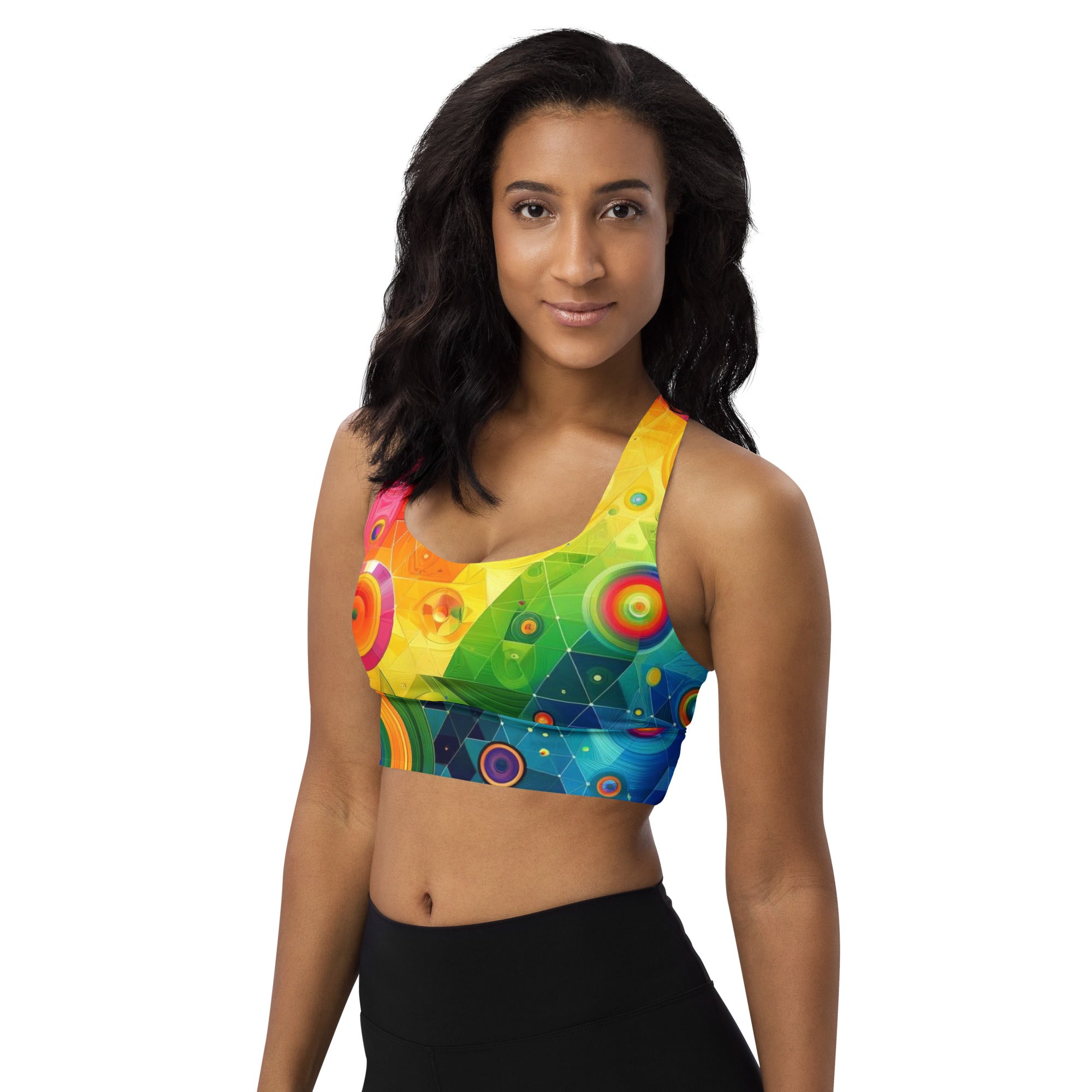 Pride Fusion Longline Sports Bra