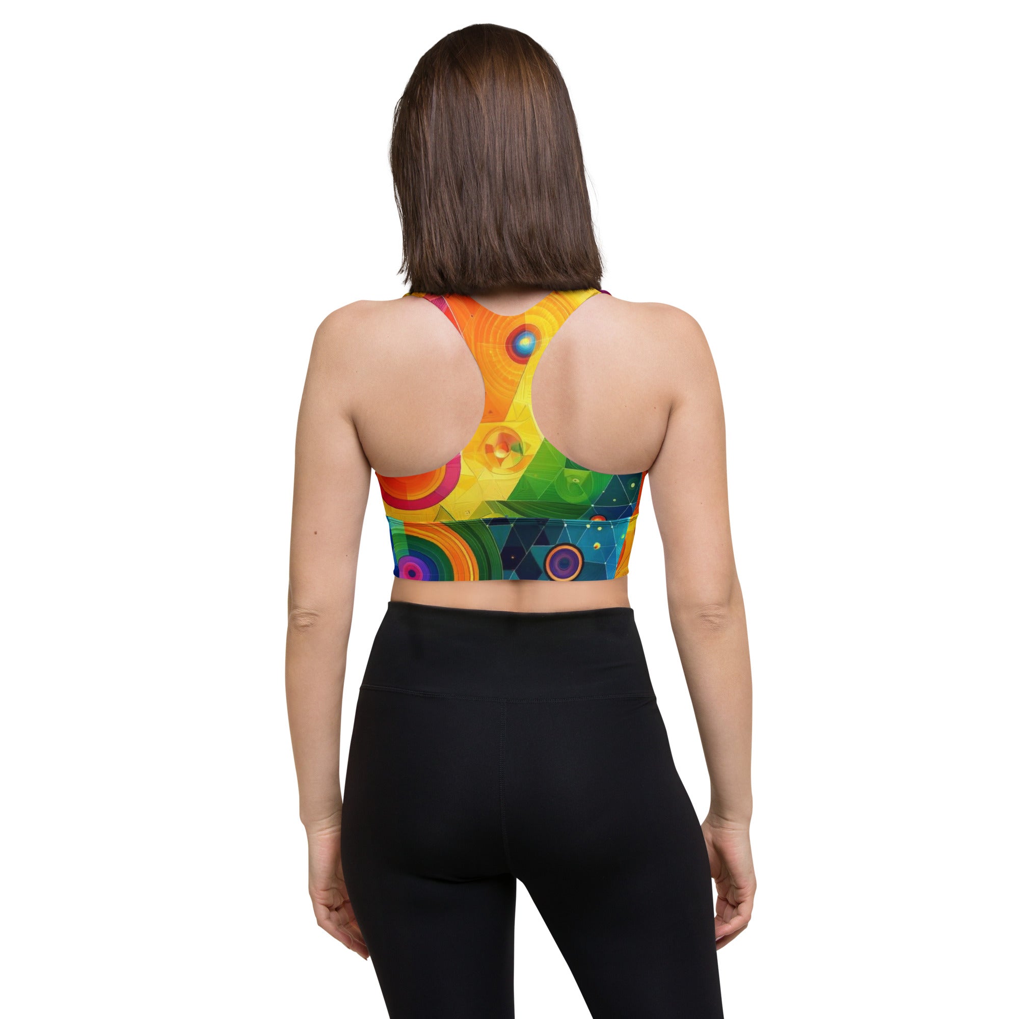 Pride Fusion Longline Sports Bra