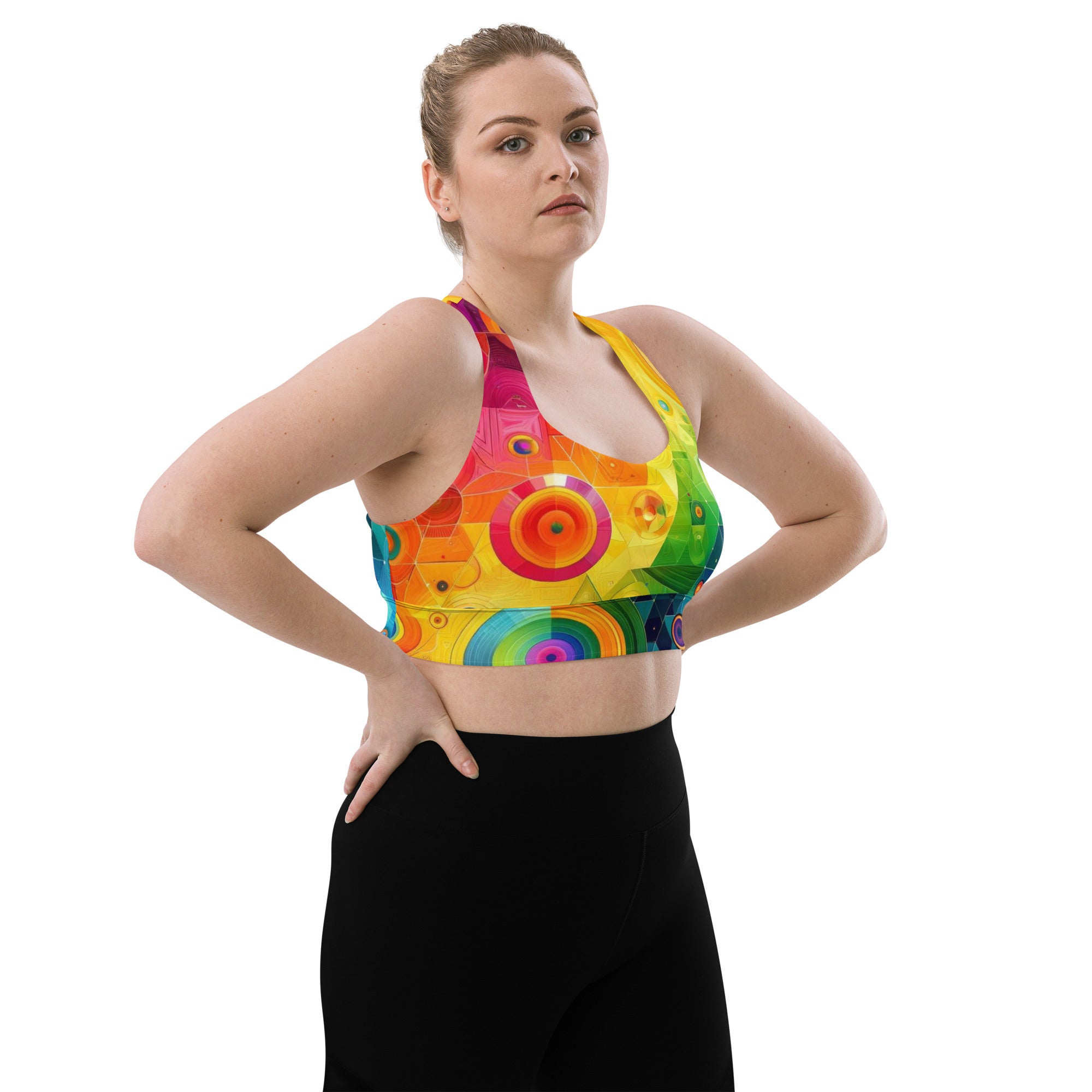 Pride Fusion Longline Sports Bra