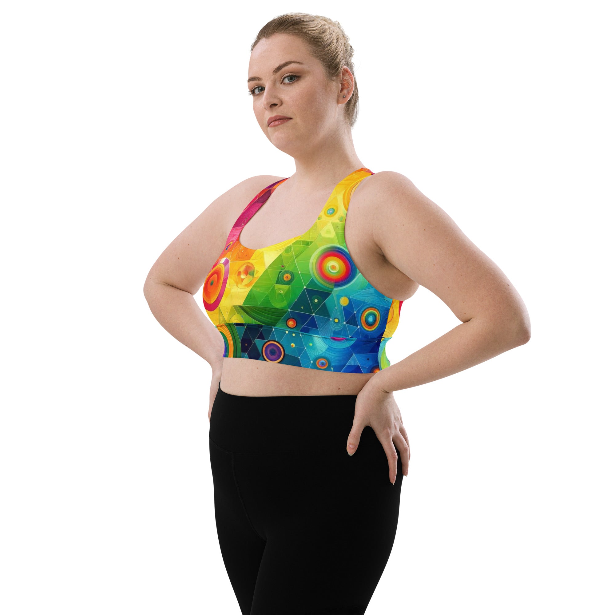 Pride Fusion Longline Sports Bra