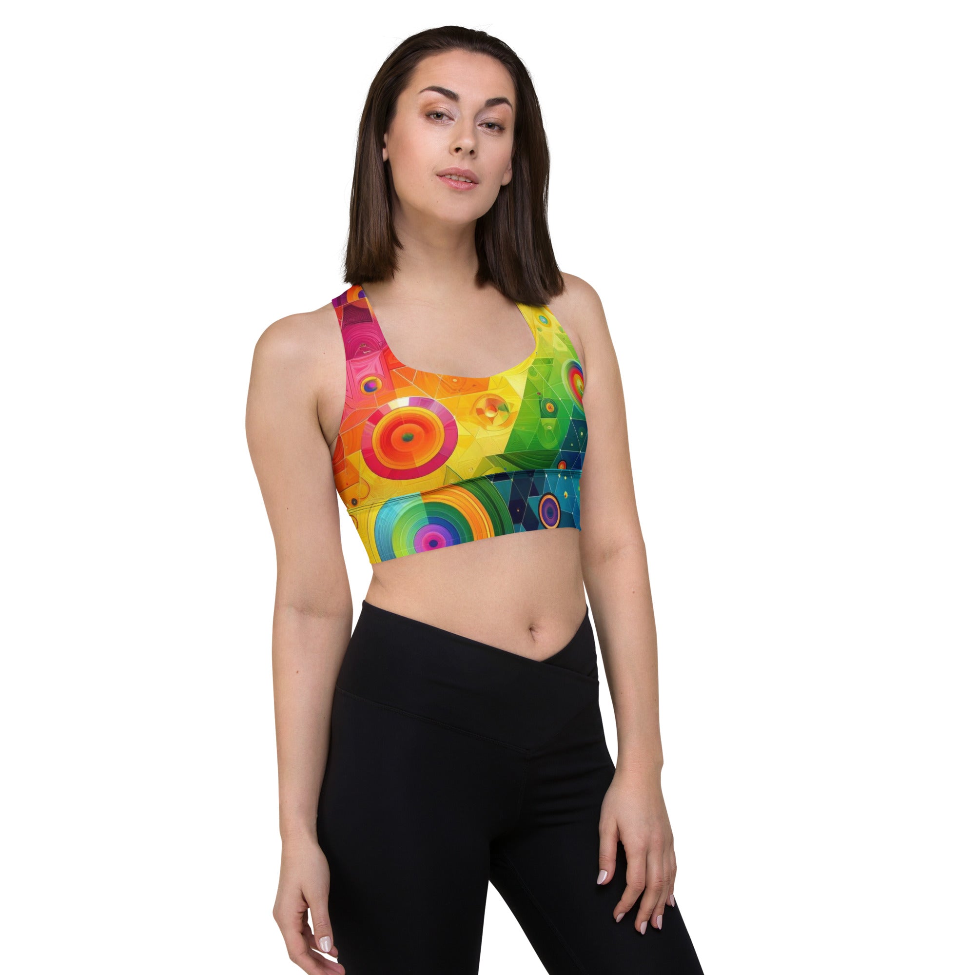 Pride Fusion Longline Sports Bra