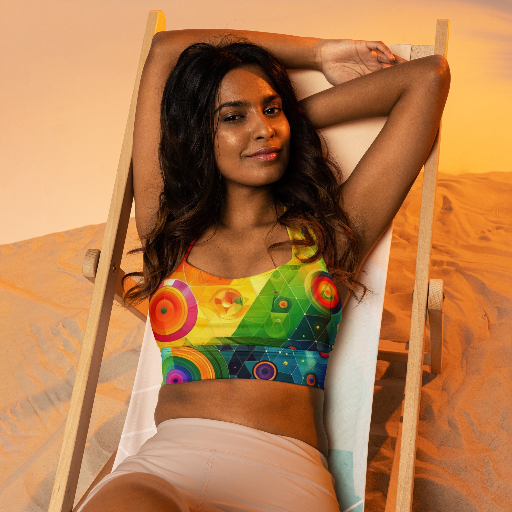 Pride Fusion Longline Sports Bra