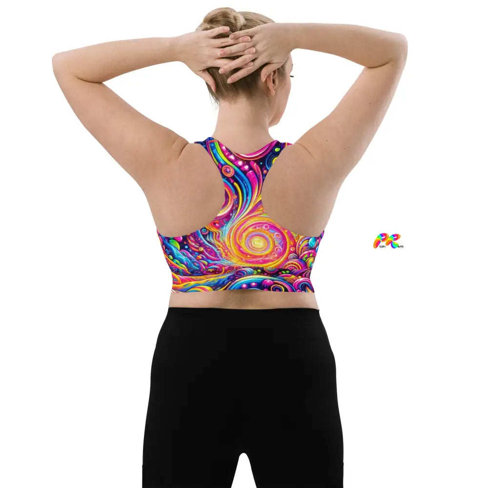 Pride Nebula Longline Sports Bra